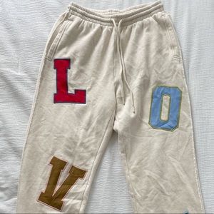 AERIE ⭑ NWT “LOVE” sweatpants!